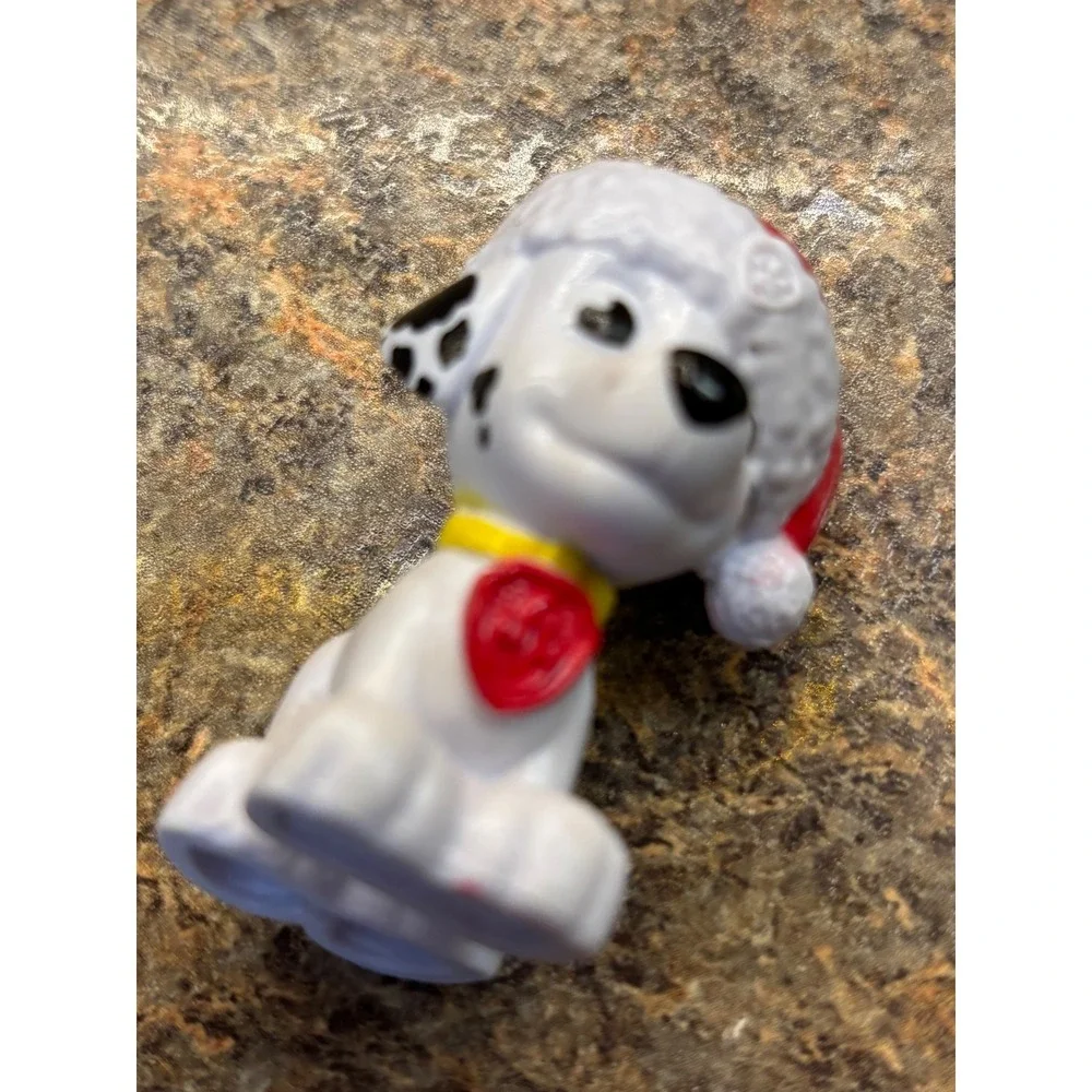 Paw Patrol Christmas Holiday Mini Figure Lot Marshall Skye Rocky Zuma Rubble 5pc
